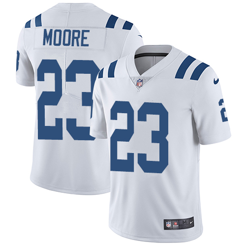 Indianapolis Colts #23 Limited Kenny Moore White Nike NFL Road Youth Vapor Untouchable jerseys->indianapolis colts->NFL Jersey